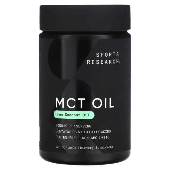 MCT Oil, 3,000 mg, 120 Softgels (1,000 mg per Softgel)
