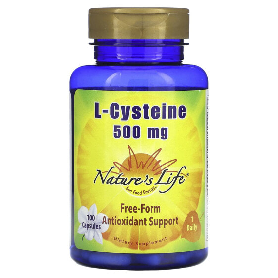 Аминокислоты Nature's Life L-Cysteine, 500 мг, 100 капсул