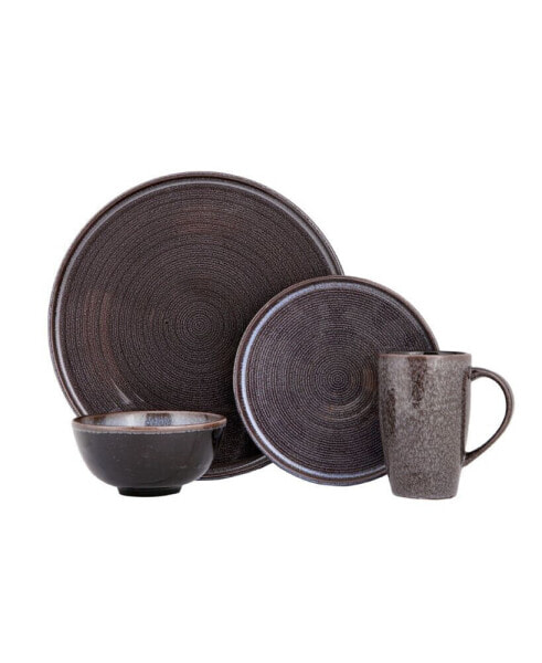 Ethos Rock 4-Piece Place Setting Set