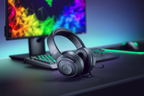 Razer KRAKEN X LITE - Kopfhörer - Kopfband - Gaming - Schwarz - Binaural - 1,3 m