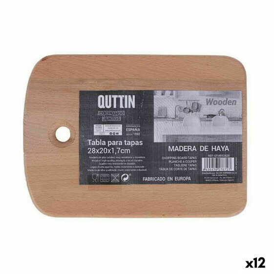 Разделочная доска Quttin 28 x 20 x 1,7 см (12 штук)