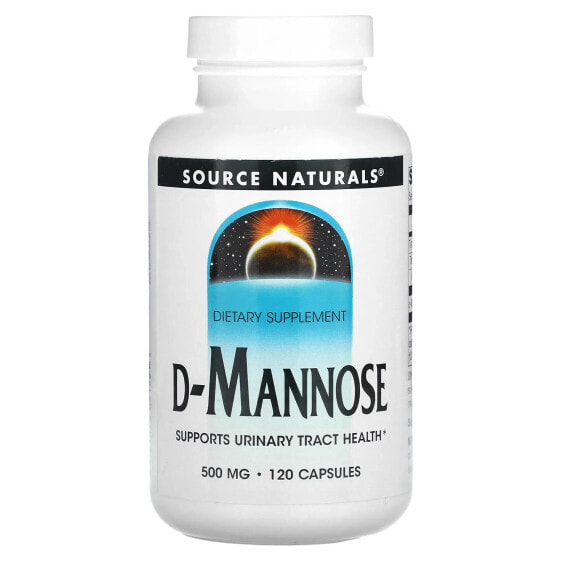 Витамин С Source Naturals D-Манноза, 500 мг, 120 капсул