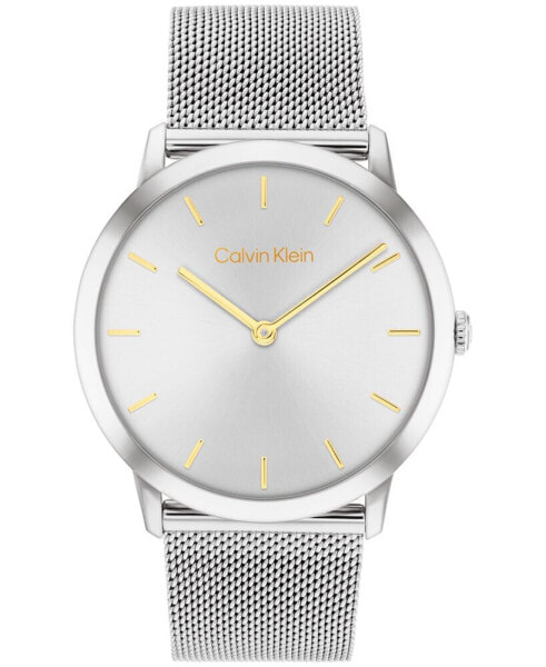 Часы Calvin Klein Exceptional Silver-Tone Mesh Watch