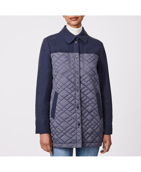 Quilted Combo Shacket