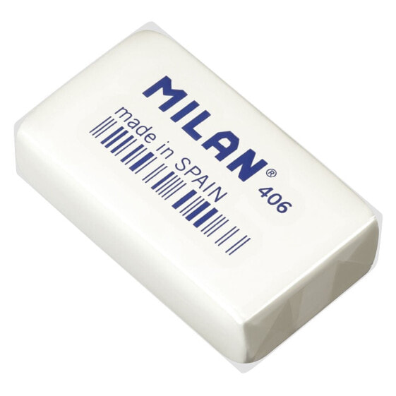 MILAN Box 6 BiGr Flexible Soft Synthetic Rubber Eraser For CleaninGr And ErasinGr Industrial Type (Wrapped)
