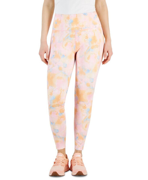 Women's Printed Cropped Compression Leggings, Created for Macy's