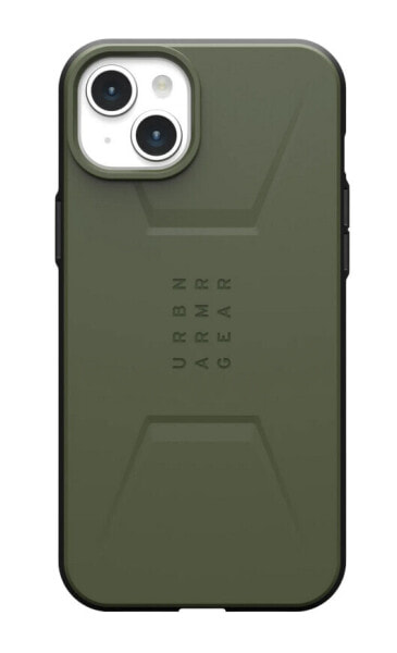 Urban Armor Gear UAG Civilian MagSafe Case| Apple iPhone 15 Plus| olive drab|