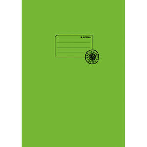 HERMA Exercise book cover paper A4 green 100% wastepaper - Green - Man/Woman - 210 mm - 297 mm - 1 pc(s)