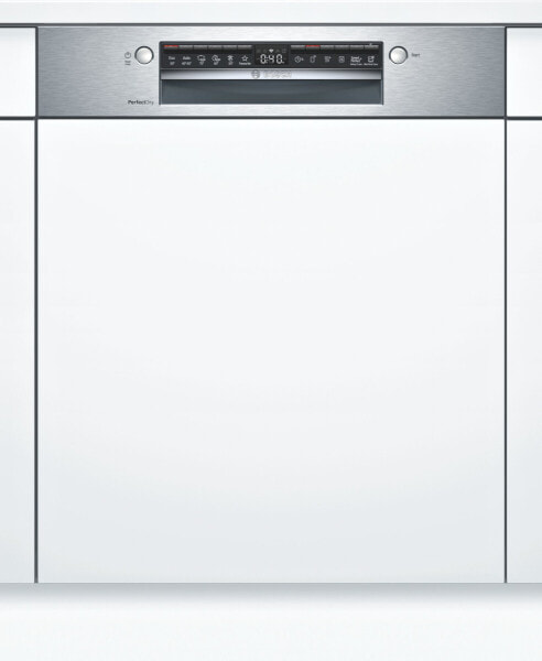 Bosch Serie 6 SMI6ZCS07E - Semi built-in - Full size (60 cm) - White - Stainless steel - Buttons - Touch - 1.75 m
