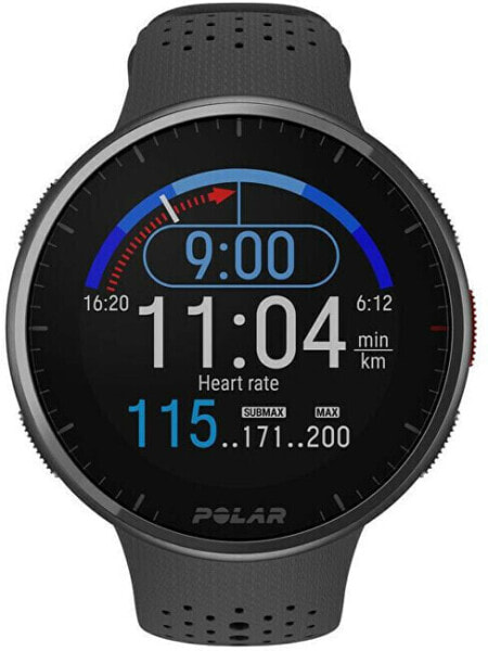 Часы Polar Pacer Pro Carbon Gray S-L