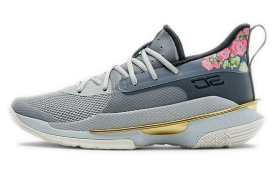 Under Armour Curry 7 库里7 Floral Chinese New Year (2020) 摩登灰 实战篮球鞋 / Баскетбольные кроссовки Under Armour Curry 7 7 Floral Chinese New Year (2020) 3021258-103