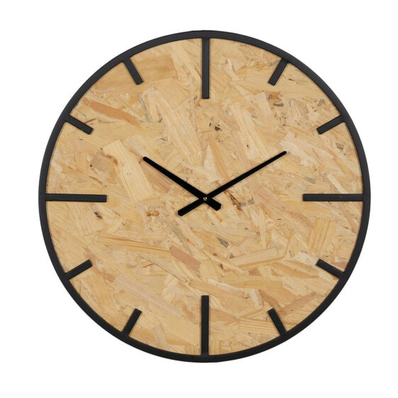 Часы настенные BB Home Настенные часы Чёрный Натуральный PVC Железо Деревянный MDF 60 x 4,5 x 60 см
