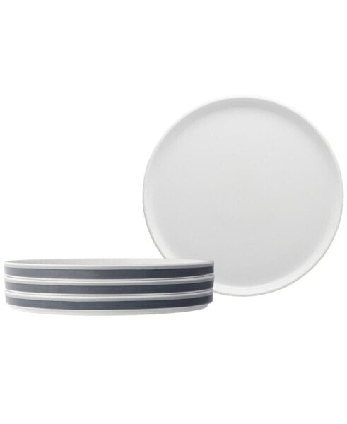 ColorStax Stripe Dinner Plates, Set of 4