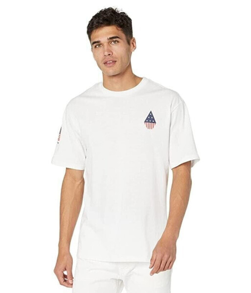 Volcom Men's Usst Stone Short Sleeve T-Shirt White S