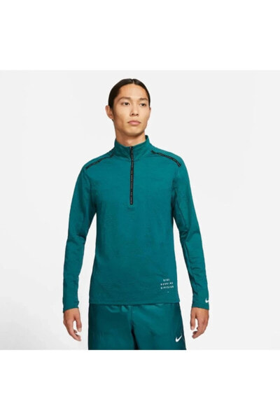 Run Dvn Dri-fıt Element Top Half Zip Erkek Sweatshirt