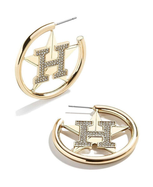 Women's Houston Astros Hoops Earrings