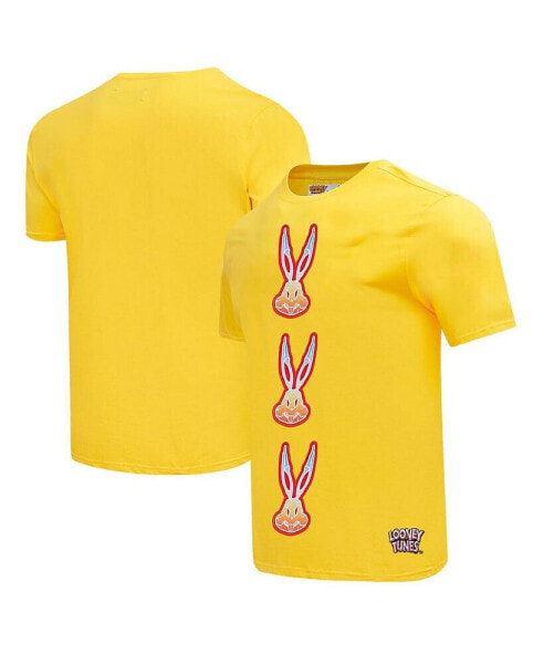 Men's Bugs Bunny Yellow Looney Tunes Acid Colors T-shirt