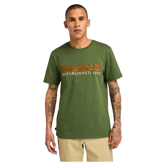 TIMBERLAND Established 1973 Embroidery Logo short sleeve T-shirt