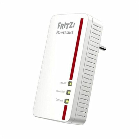 Aдаптер PLC Fritz! WLAN 1260E 866 Mbps 5 GHz Белый Красный