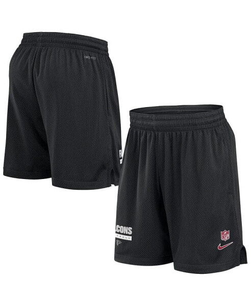 Men's Black Atlanta Falcons 2024 Sideline Performance Mesh Shorts