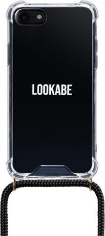 Lookabe LOOKABE Crossbody Phone Clear Case Black | iPhone 7 / 8