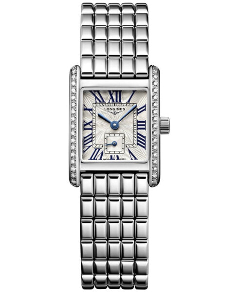 Women's Swiss Mini DolceVita Diamond (1/2 ct. t.w.) Stainless Steel Bracelet Watch 22x29mm