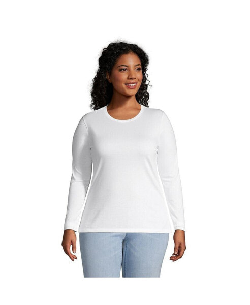 Plus Size Relaxed Supima Cotton T-Shirt