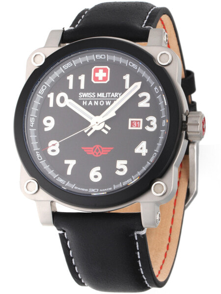Часы и аксессуары Swiss Military Hanowa Aerograph Night Vision SMWGB2101302 для мужчин 43 мм 10ATM
