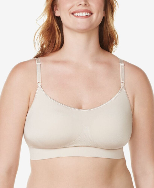 Warners® Easy Does It® Dig-Free Comfort Band with Seamless Stretch Wireless Lightly Lined Convertible Comfort Bra RM0911A
