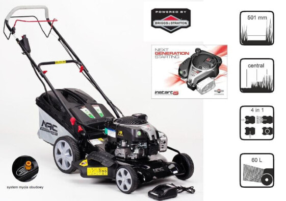 NAC KOSIARKA SPALINOWA Z NAPĘDEM 53cm BRIGGS & STRATTON 161cc 775IS Z ROZRUSZNIKIEM LS50-775IS-HSDF