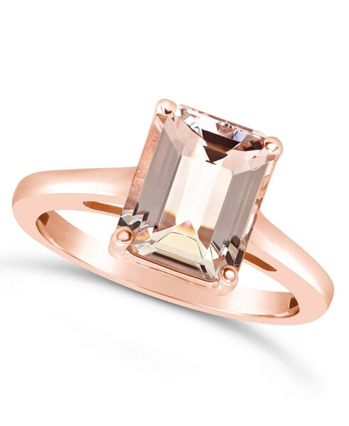 Morganite (3 ct. t.w.) Ring in 14K Rose Gold