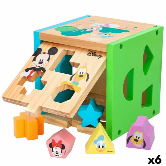 Child's Wooden Puzzle Disney 14 Pieces 15 x 15 x 15 cm (6 Units)