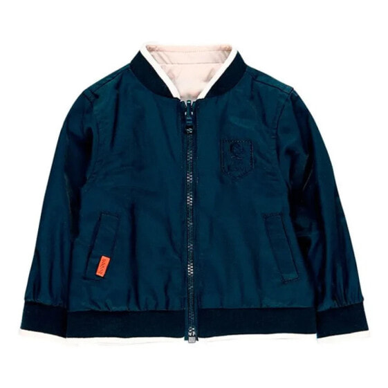 BOBOLI Technical Fabric Bomber Reversible Jacket