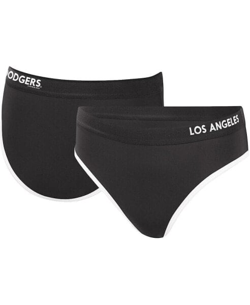 Women's Black Los Angeles Dodgers Southpaw Bikini Bottom