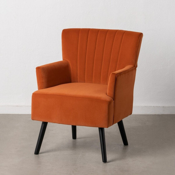 Кресло мягкое BB Home 63 x 50 x 83 cm Синтетическая ткань Дуб Оранжевое