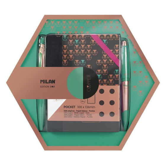 Ручка шариковая MILAN Hexagonal Edition Box Copper