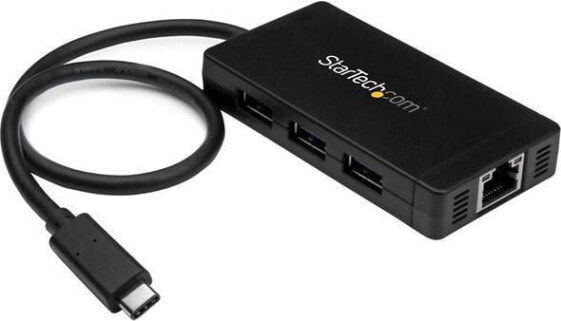 HUB USB StarTech 1x RJ-45 + 3x USB-A 3.0 (HB30C3A1GE)