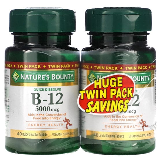 Витамин B-12 натуральный вишневый Nature's Bounty 2 500 мкг 75 быстрорастворимых таблеток