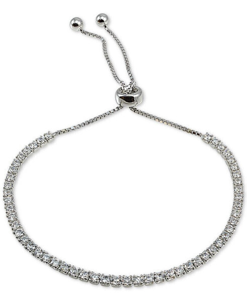 Cubic Zirconia Bolo Bracelet in Sterling Silver, Created for Macy's