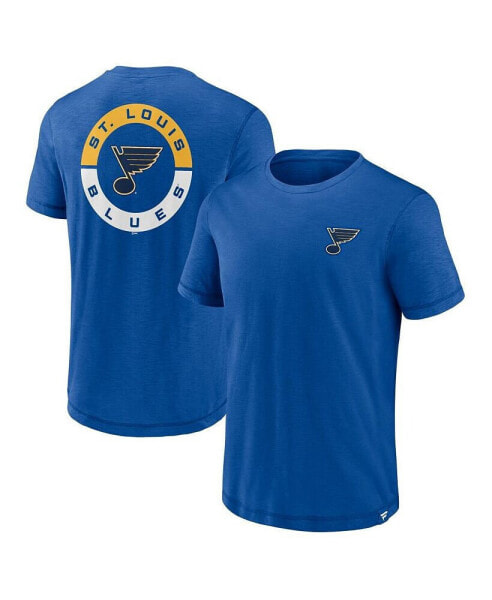 Men's Blue St. Louis Blues High Stick T-shirt