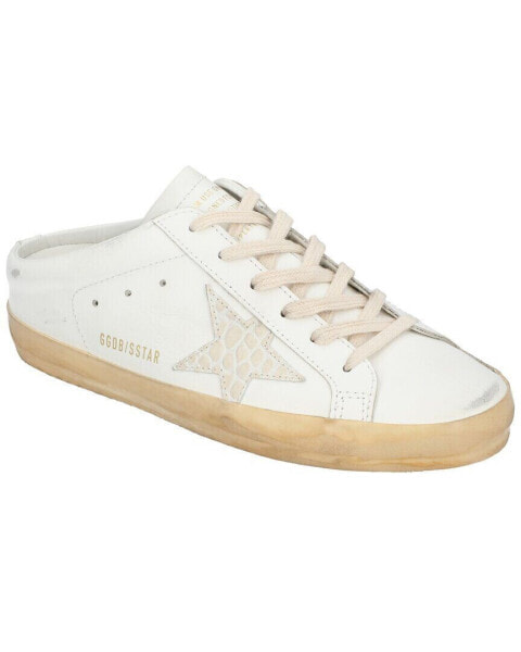 Golden Goose Superstar Sabot Leather Sneaker Women's White 41