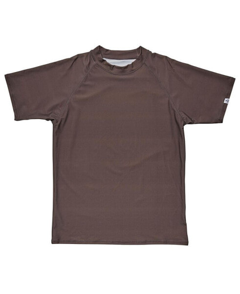 Men's Chocolate Sustainable SS Rash Top