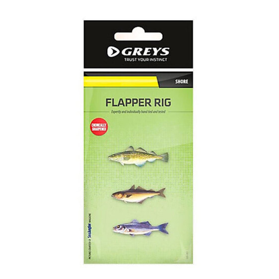 Крючок рыболовный Greys 3 Hook Flapper Tied Hook 3 Units