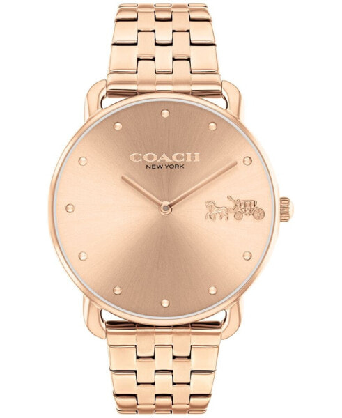 Часы и аксессуары Coach женские наручные часы Elliot с браслетом из нержавеющей стали розового цвета 36 мм