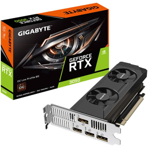 GIGABYTE GeForce RTX 3050 OC Low Profile 6G, 6144 MB GDDR6