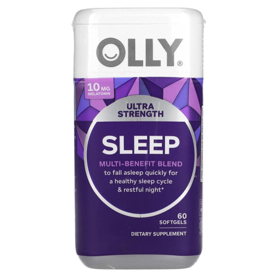 Витамины для здорового сна Olly Sleep, 60 мягких капсул
