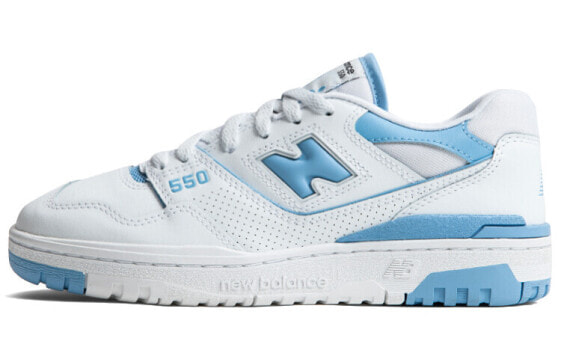 New Balance NB 550 减震防滑耐磨 低帮 复古篮球鞋 女款 天蓝白 / Кроссовки New Balance NB 550 BBW550BC