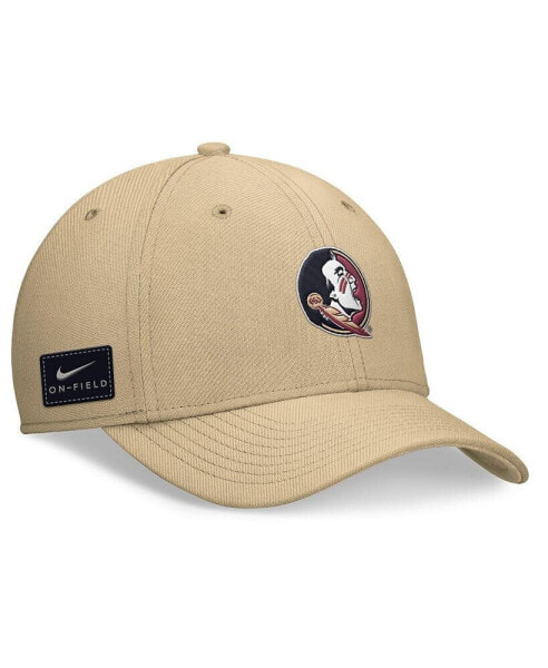 Men's Gold Florida State Seminoles 2024 On-Field Swoosh Flex Hat