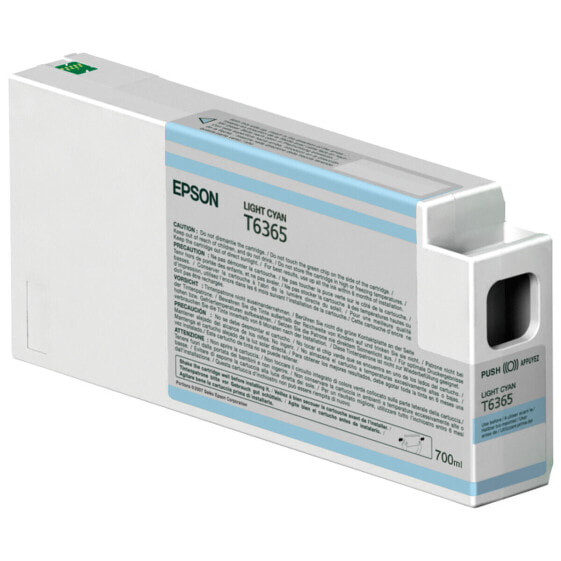 Картридж с оригинальными чернилами Epson C13T636500 Циановый