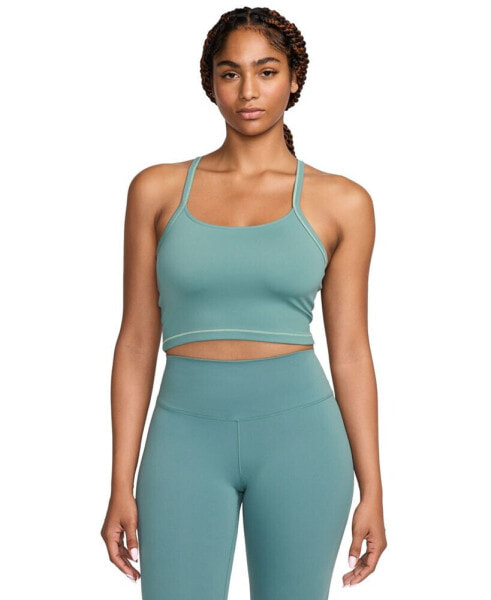 Блузка Nike женская One Fitted Dri-FIT Cropped Tank Top